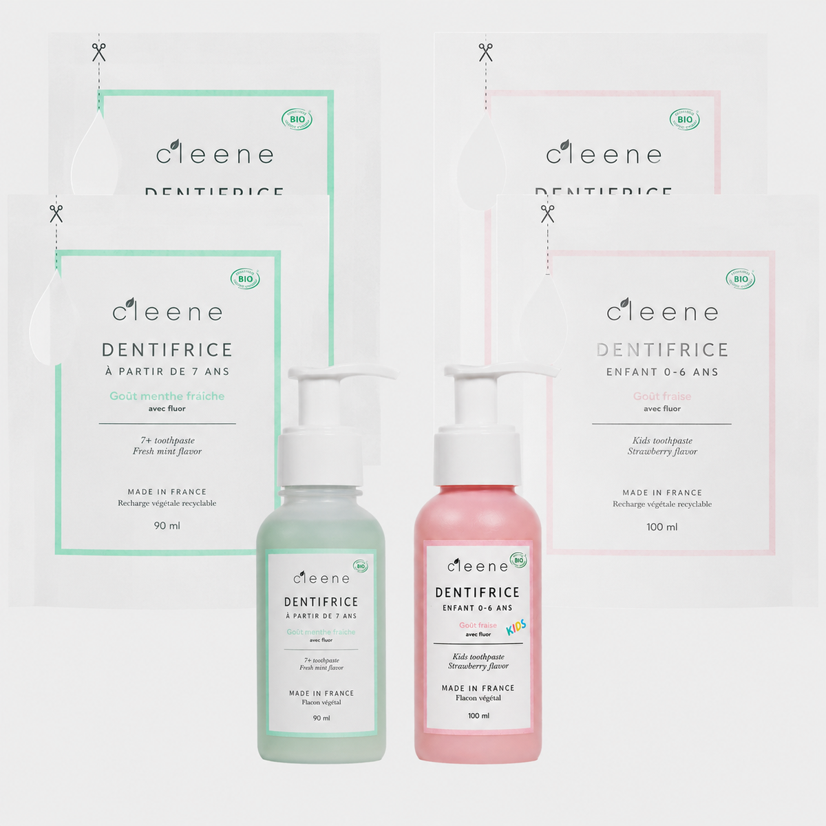 Pack Dentifrices Family - Routine Quotidienne