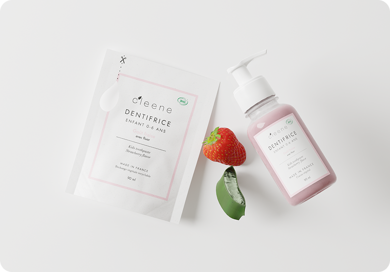 Pack Découverte 0-6 ans Fraise et Guimauve bio - Gencives sensibles