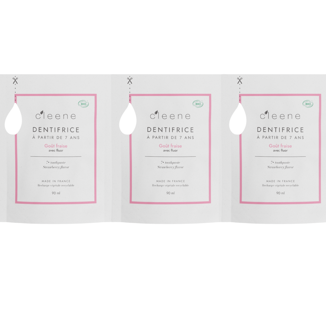 ✨Nouveauté✨ Pack 3 recharges 7 ans et + Fraise