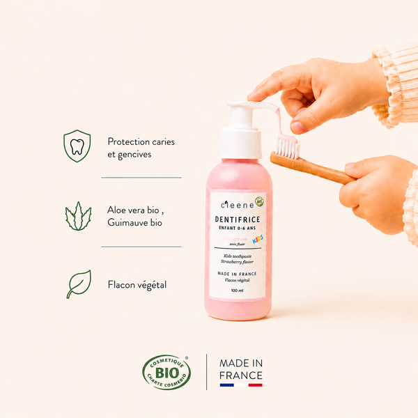 Dentifrice 0-6 ans Guimauve Bio - Gencives sensibles