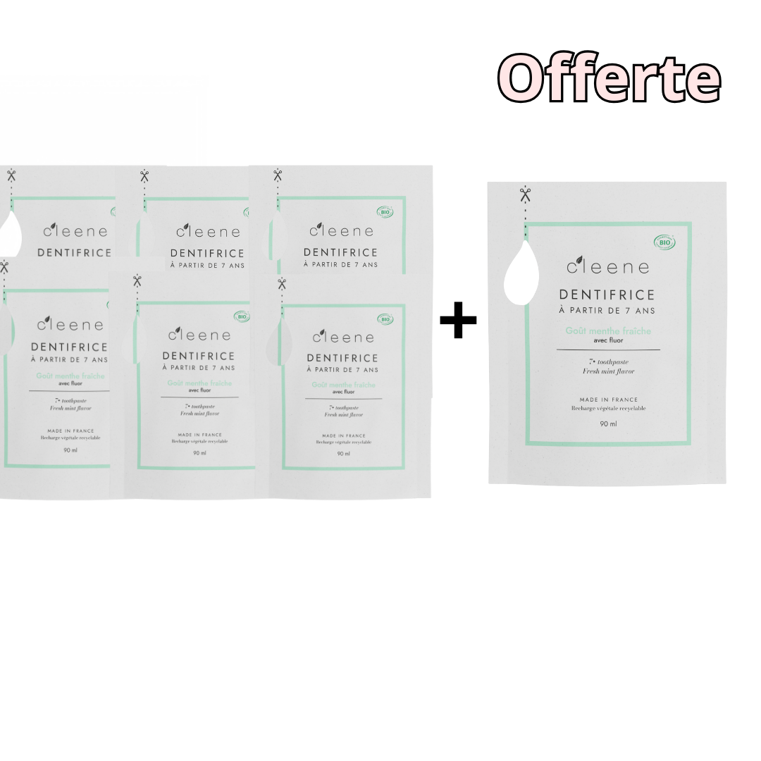 Pack recharges menthe 6+1 offerte