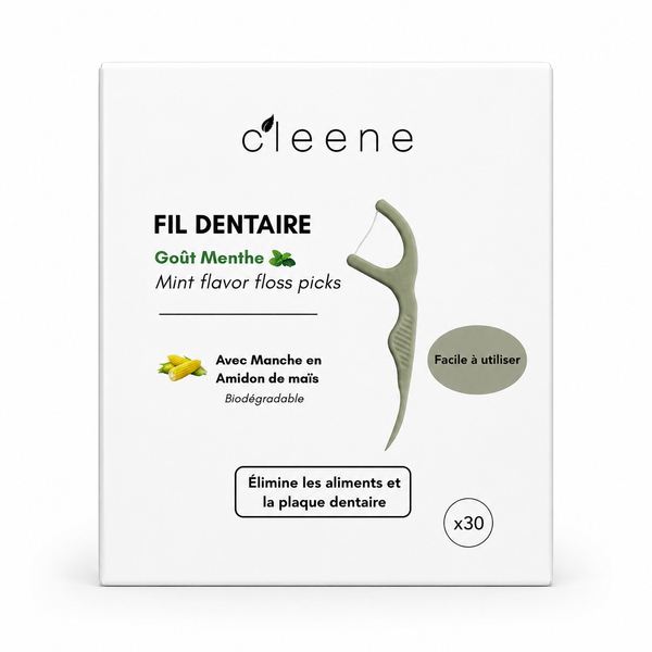 Fil dentaire avec manche