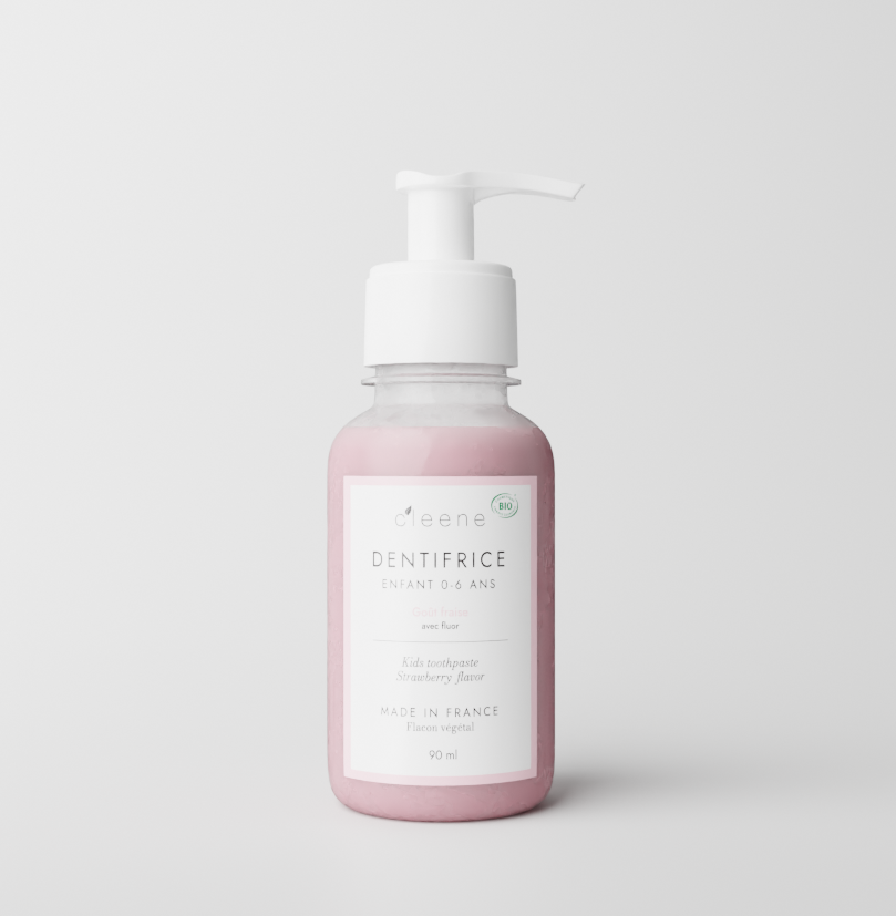 Flacon Dentifrice Enfant 0-6 ans Fraise