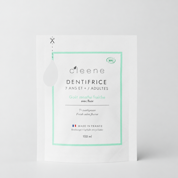 Eco-Recharge Bio Menthe -Protège et Renforce l'émail